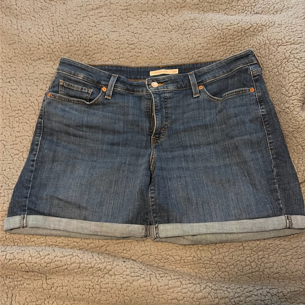 Levi Denim Shorts Size 16W